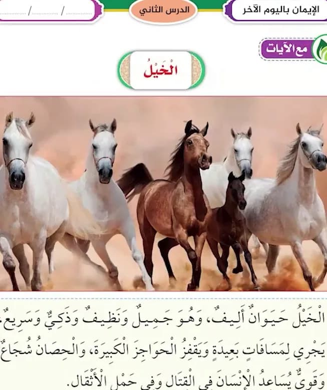 مع الآيات: الخيل